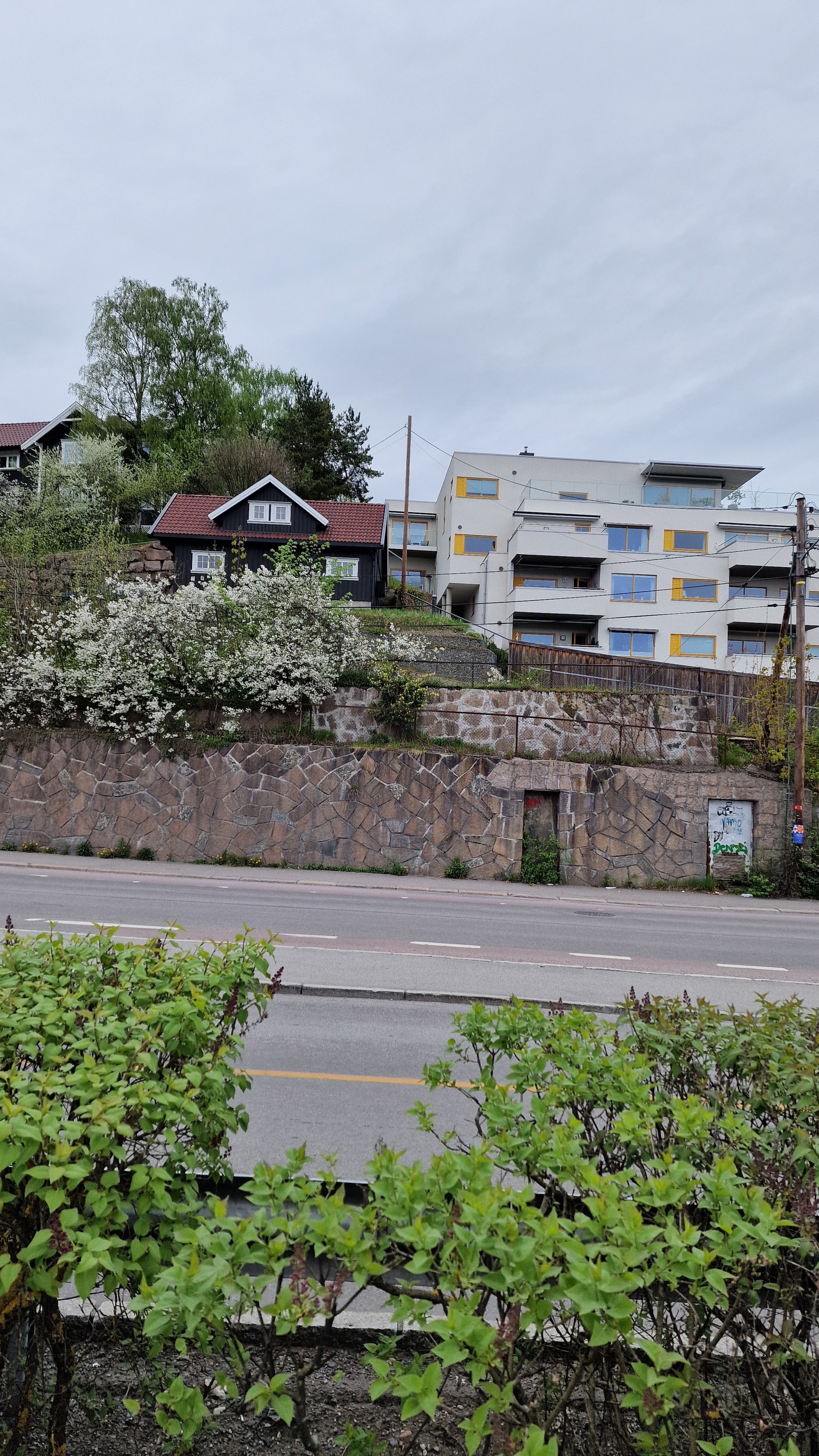 Leiligheten ligger på toppen lengst ut i det venstre hjørnet. Galleribilde