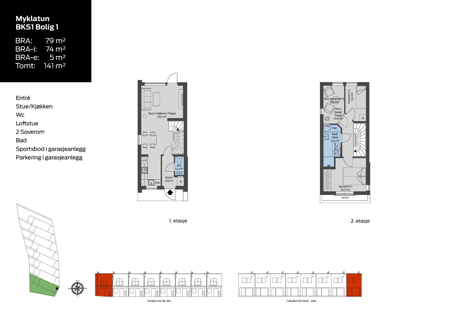 Myklatun BKS1 Bolig 1 Galleribilde