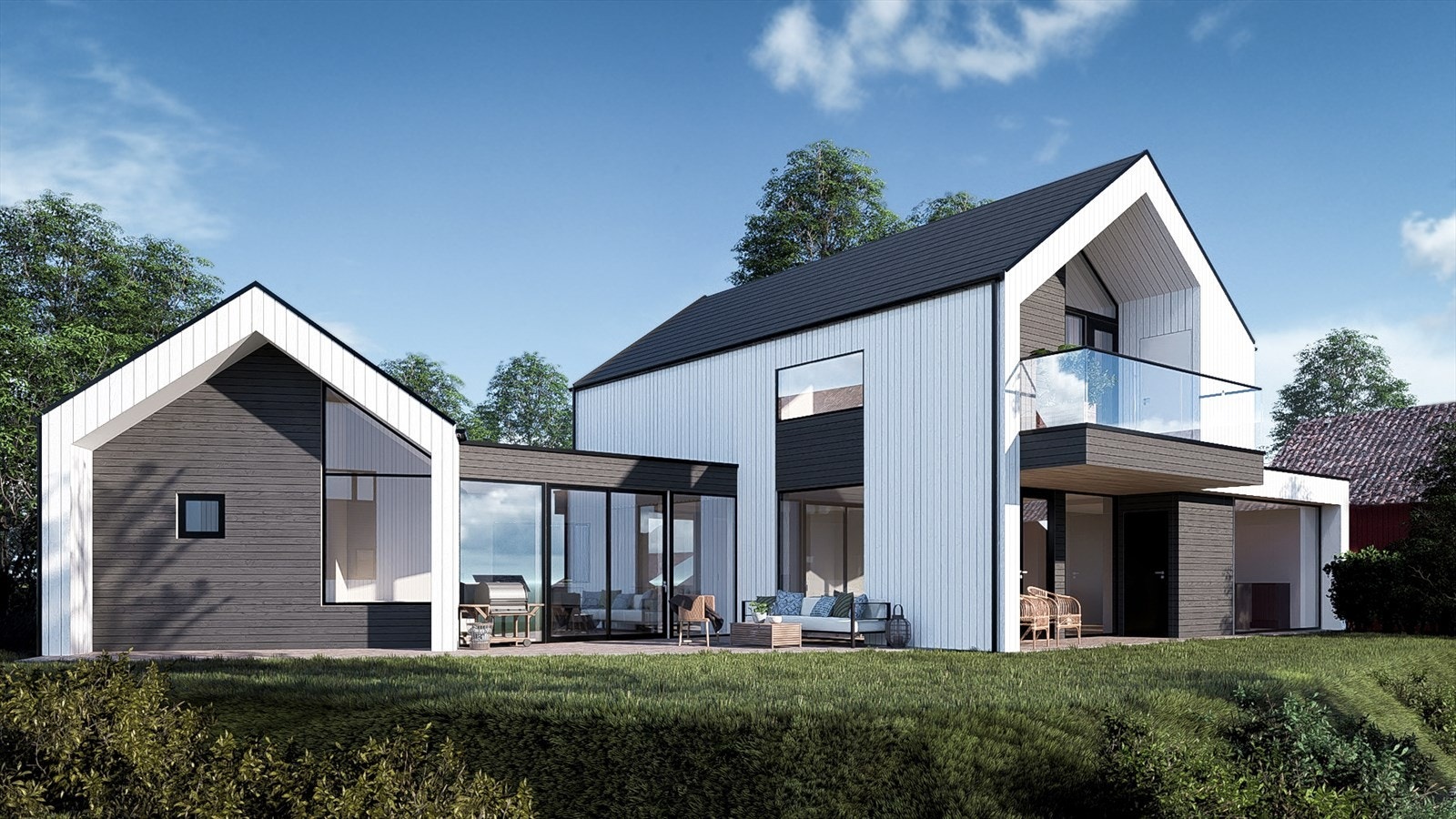 Stilfulle og moderne boliger. God standard, store vindusflater og plassering i helt i sjøkanten. Flott skjærgård like utenfor boligene. Det er ca 20 min. kjøring til Stavanger sentrum/Tjensvollkrysset Galleribilde