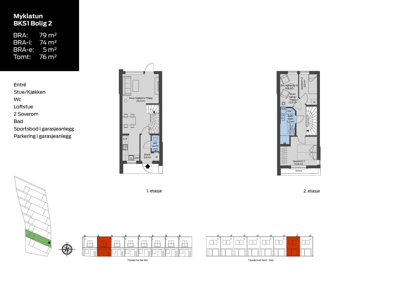 Myklatun BKS1 Bolig 2 Galleribilde