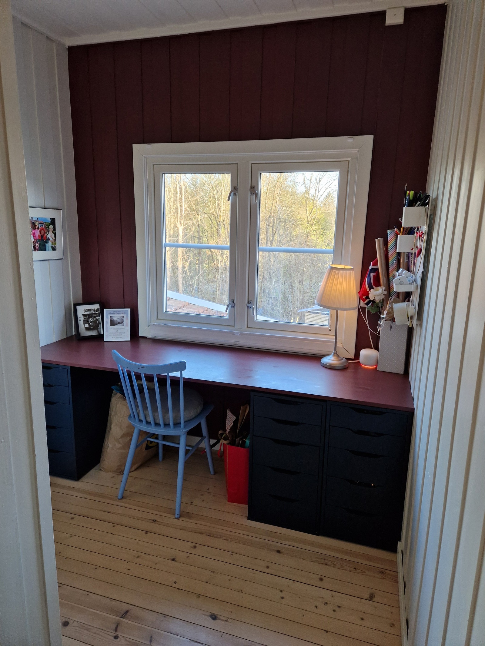 Gang i 2.etasje, sett mot sør. Galleribilde