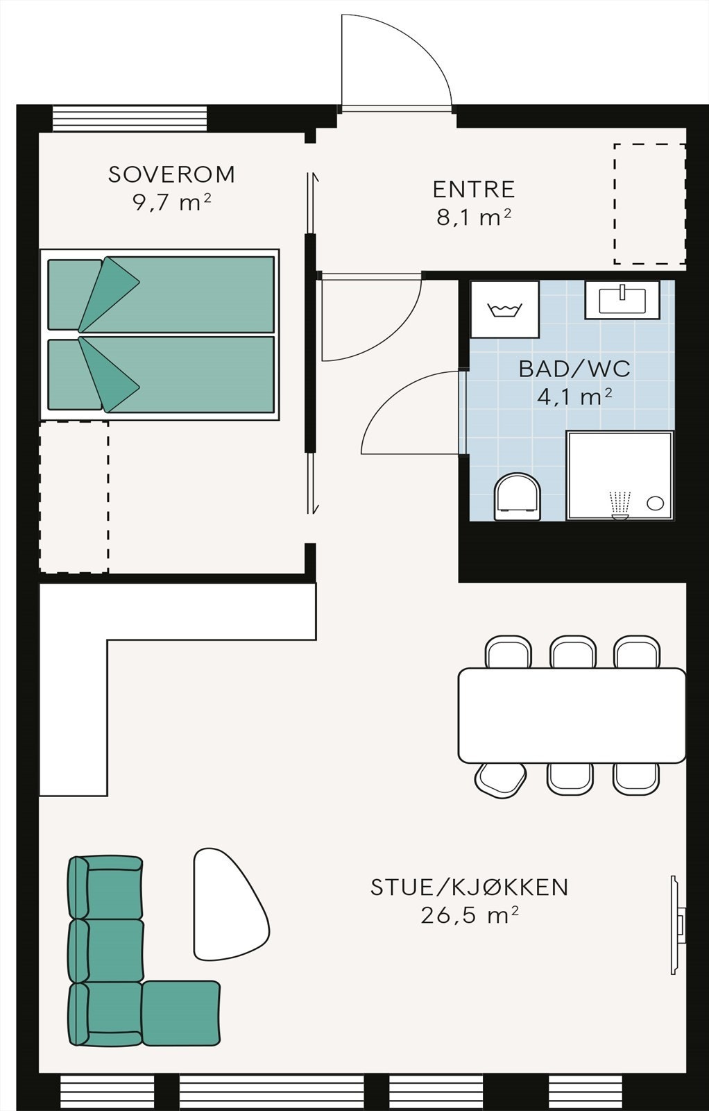 Plantegning Galleribilde