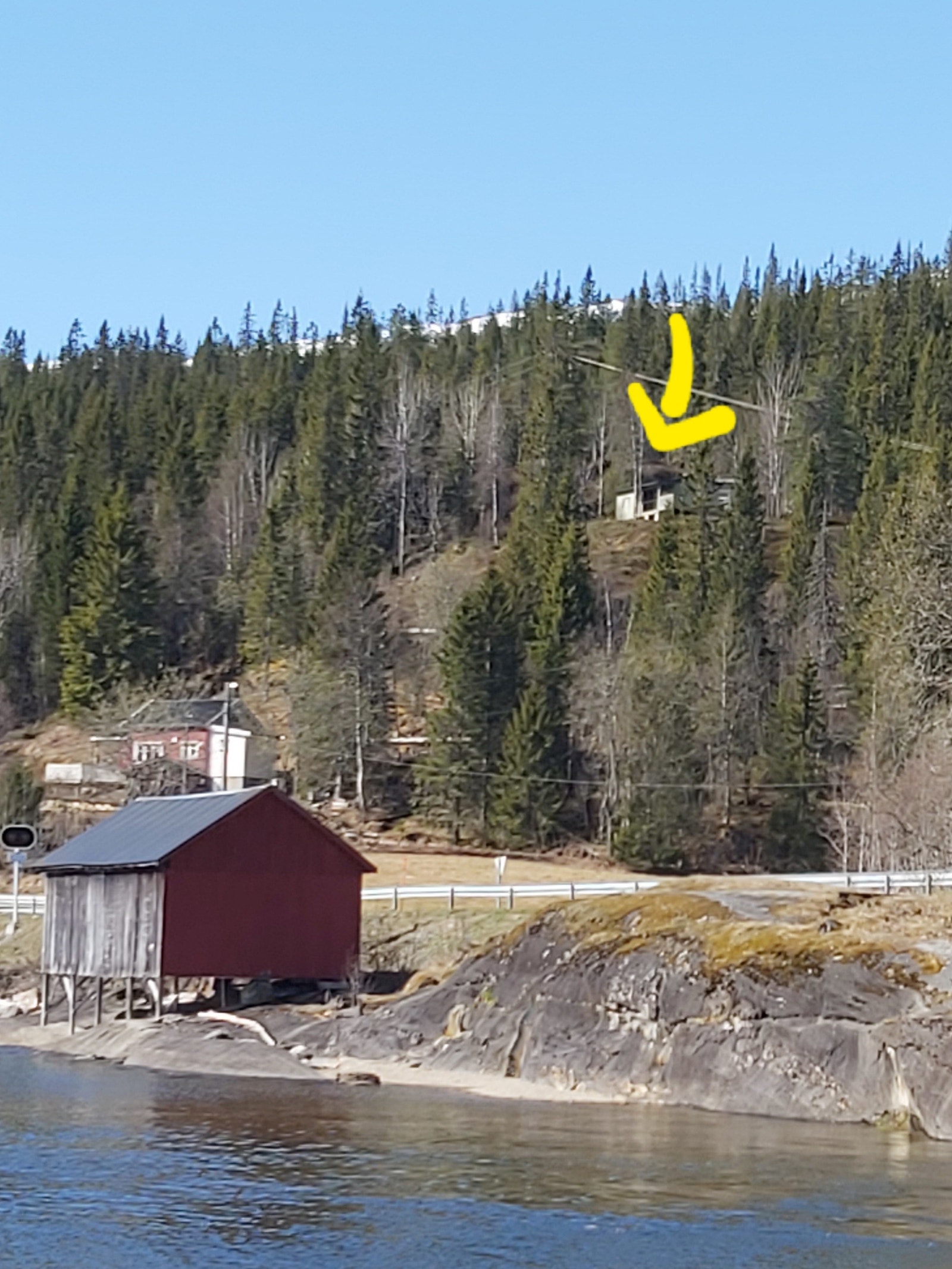 Bilde tatt fra badekulpen. Galleribilde