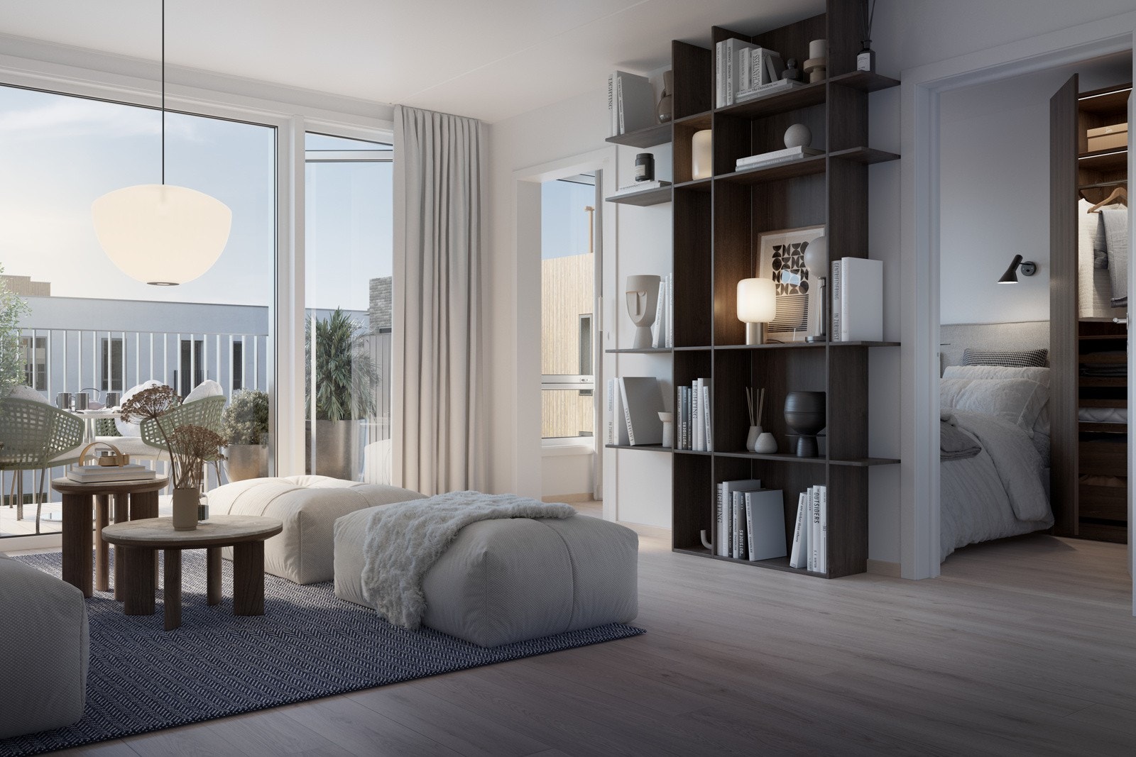 Lys stue Galleribilde