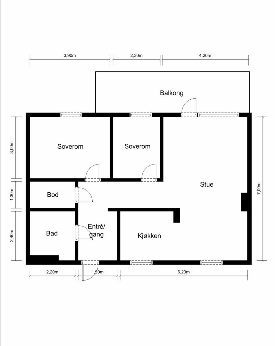 Plantegning Galleribilde