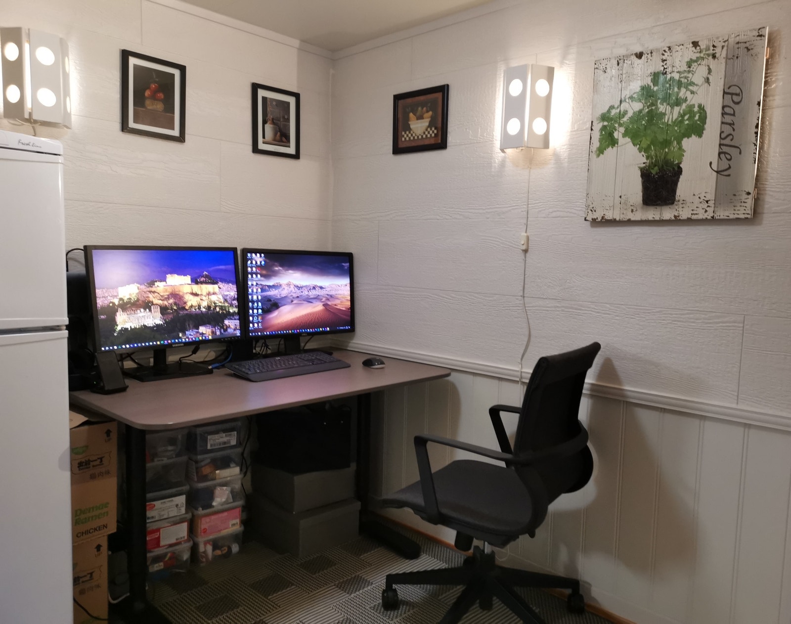 Evt. hjemmekontor i kjøkken Galleribilde