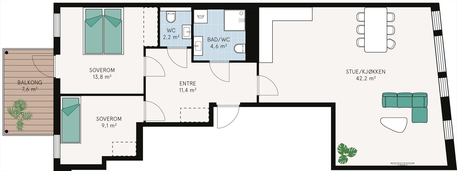 Plantegning Galleribilde