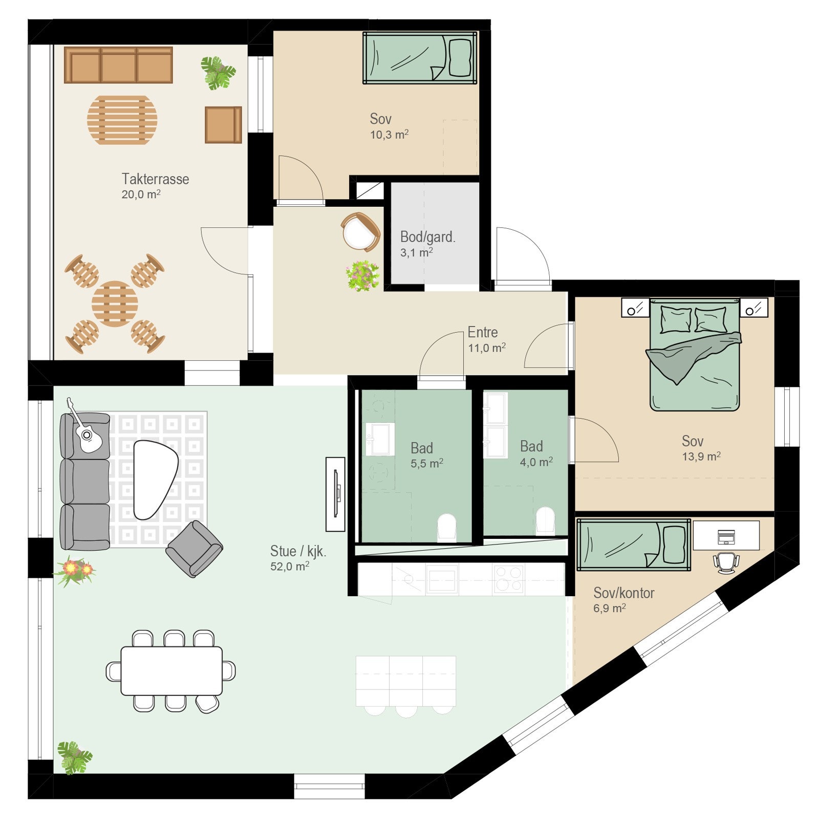 Leilighet G504 Galleribilde