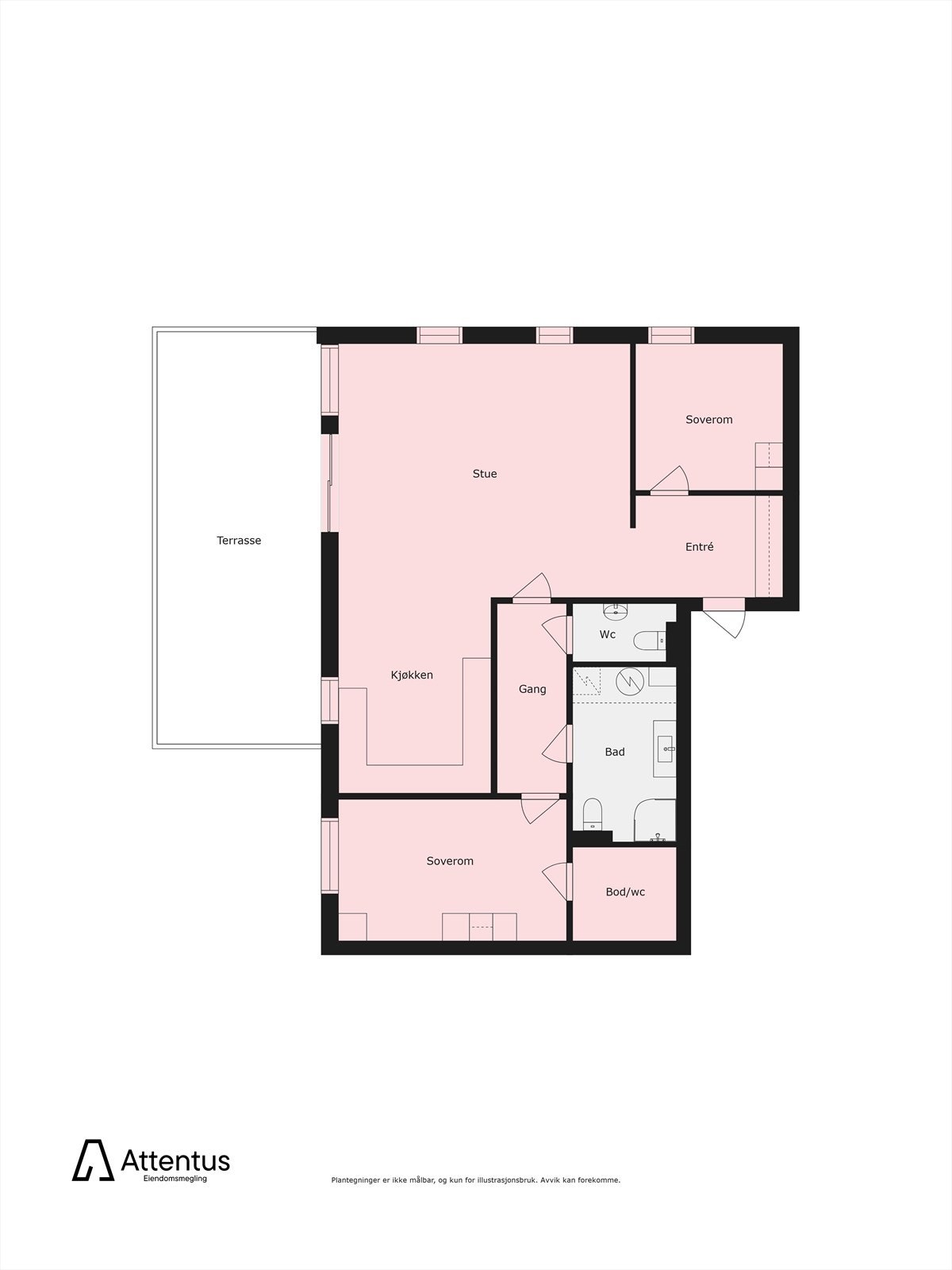 Plantegning Galleribilde