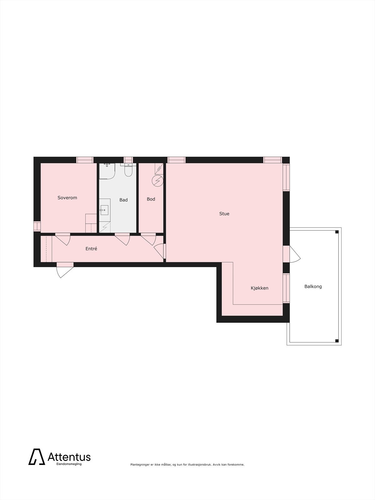 Plantegning Galleribilde