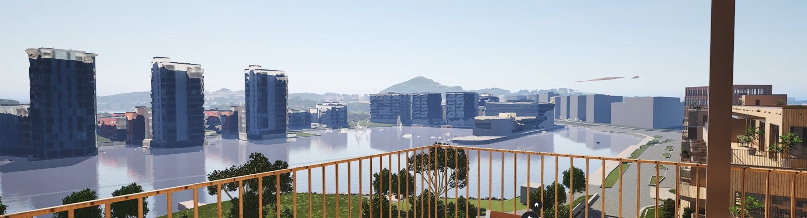 Utsikt fra toppleilighet B5003 Galleribilde