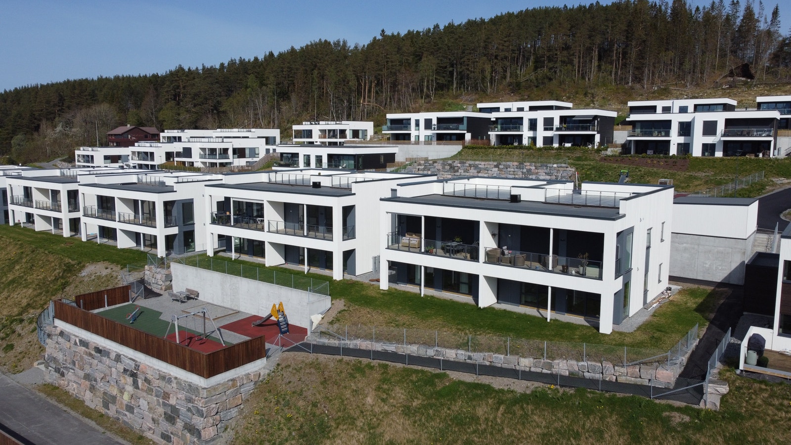 Dronebilde fra området 02.05.2024 Galleribilde