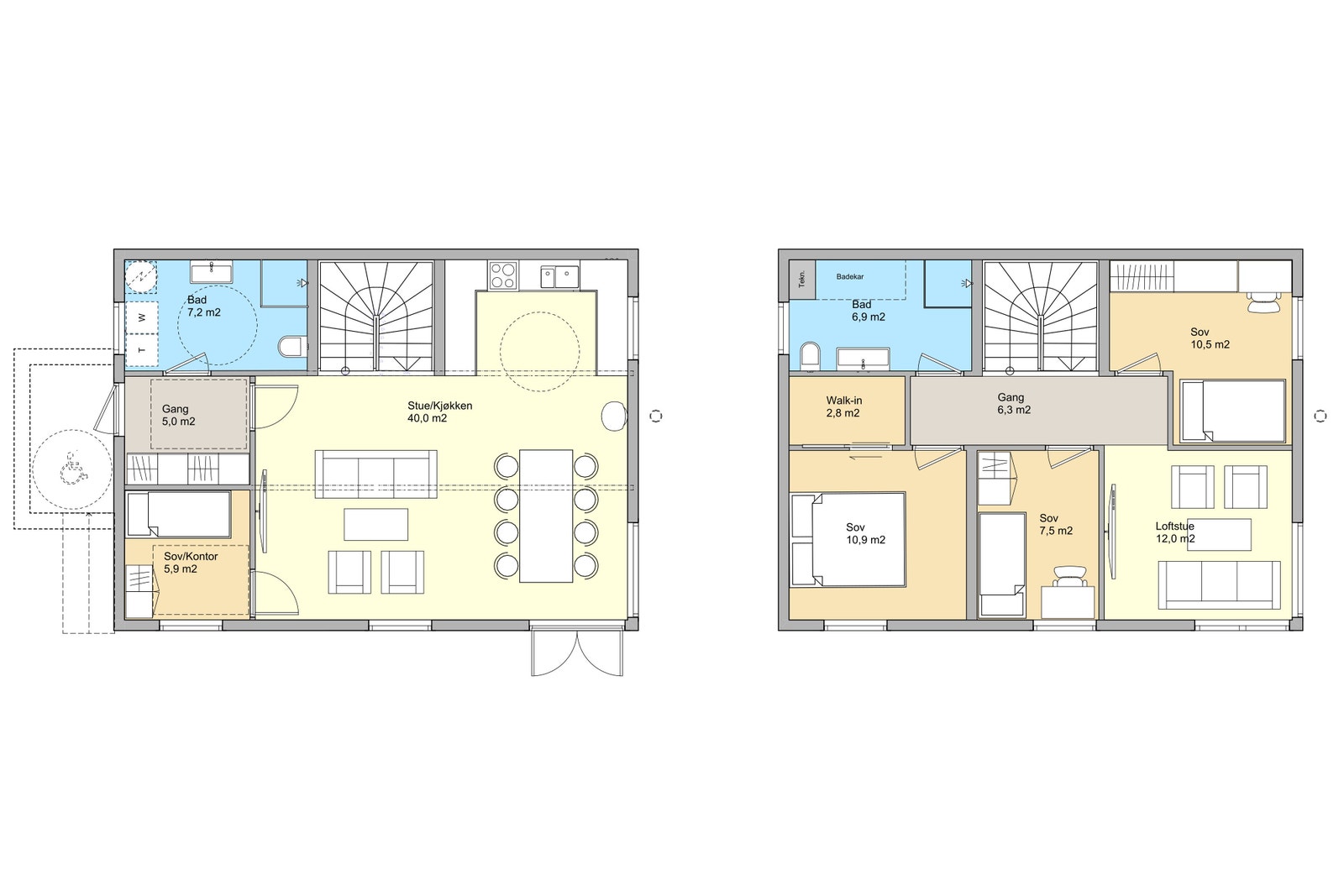 Planløsning Kistevig Galleribilde