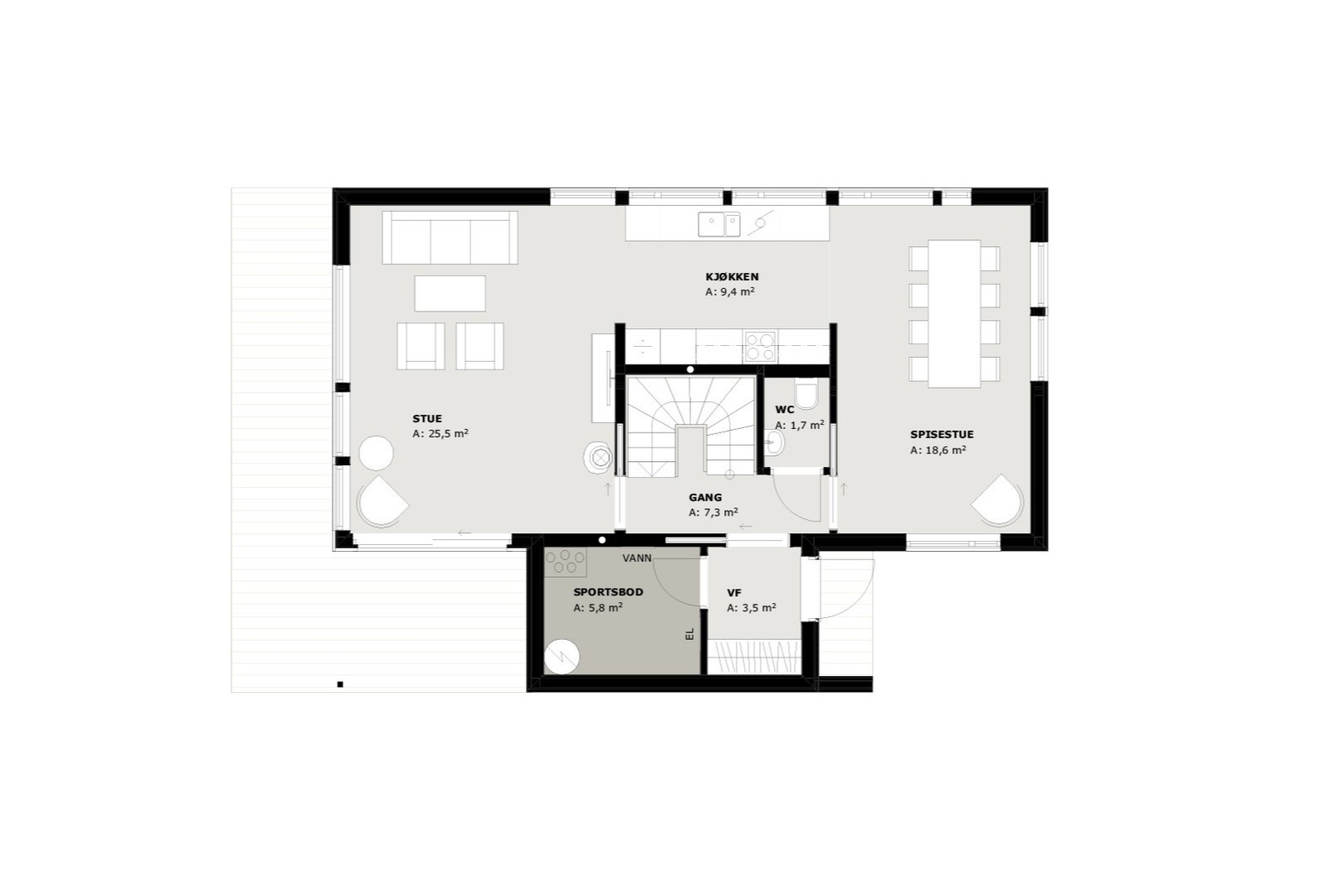 Dråpen 1. etasje Galleribilde