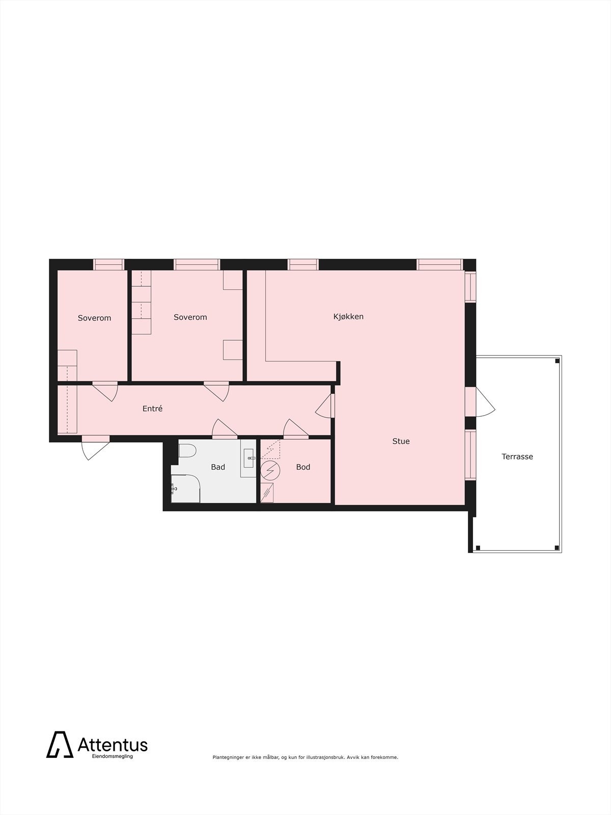 Plantegning Galleribilde