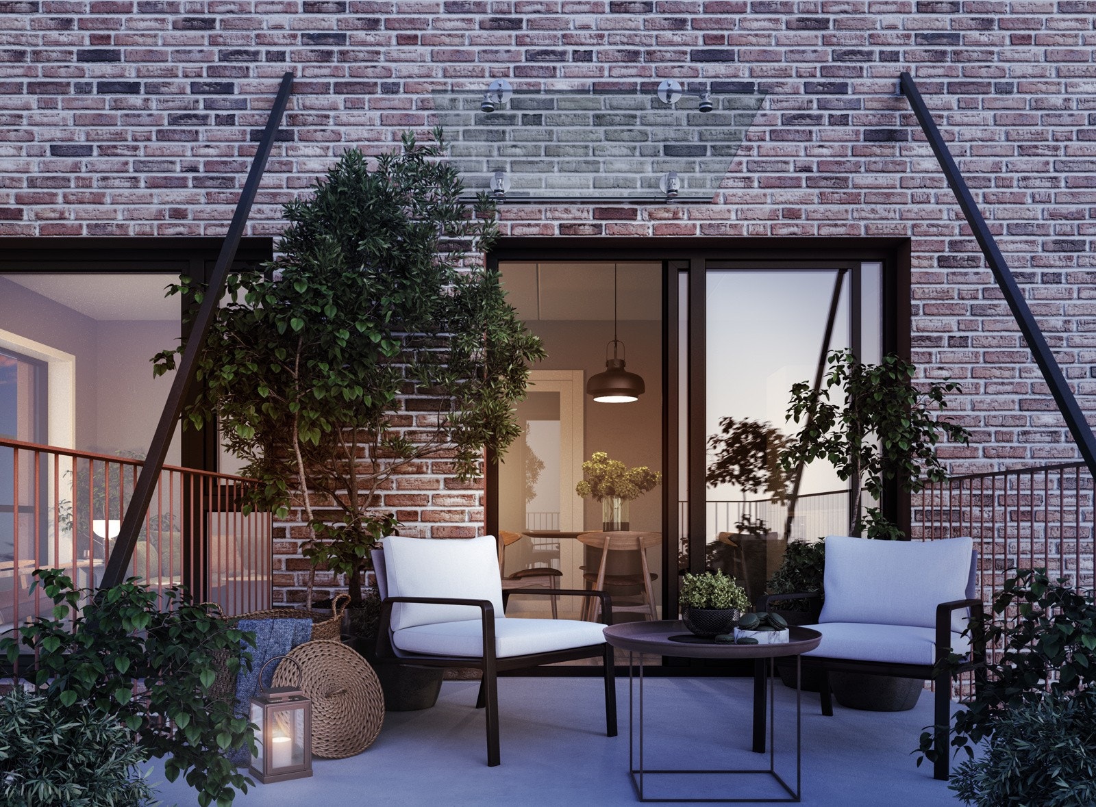 Skogmo Park har en av Jessheims beste beliggenheter, både nært marka og nært sentrum Galleribilde