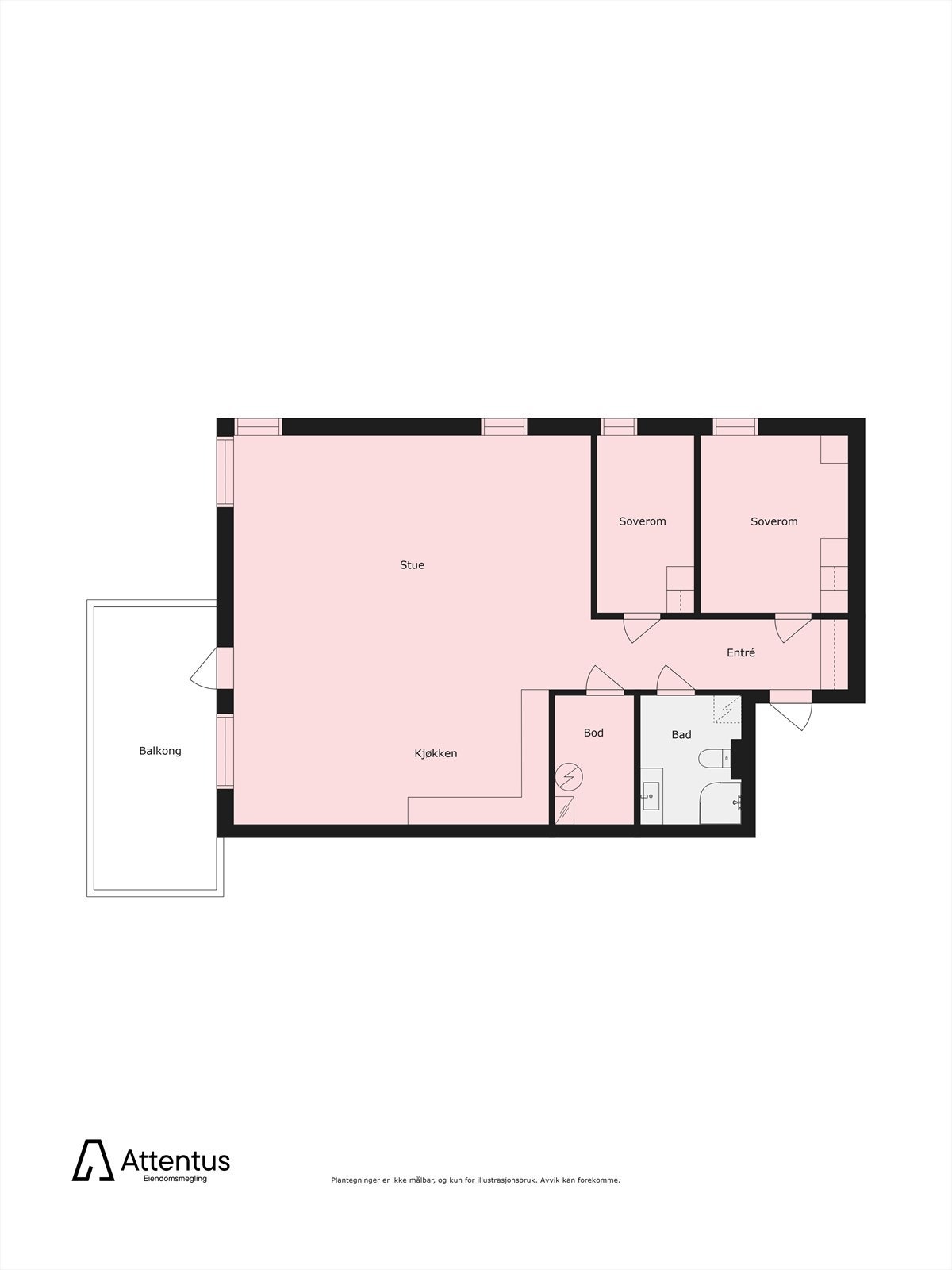 Plantegning Galleribilde