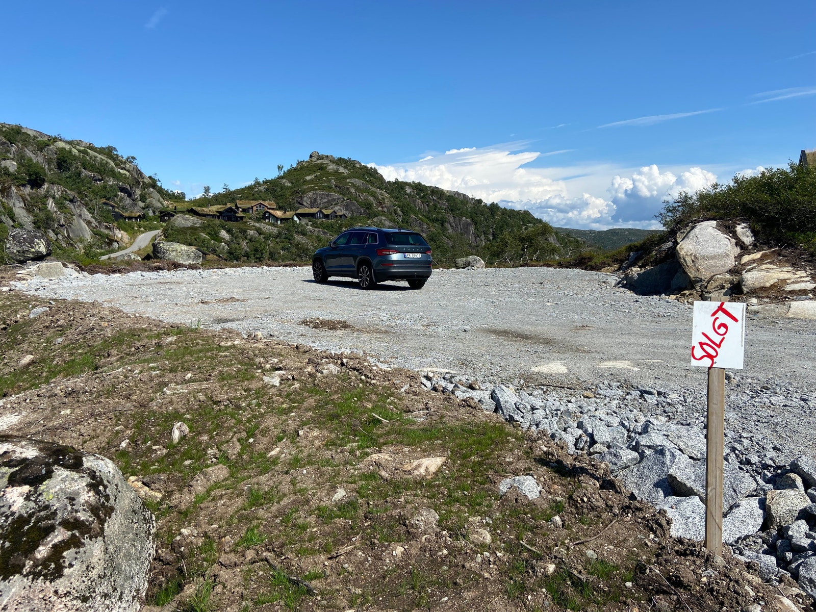 Fra tomten. Sommer Galleribilde