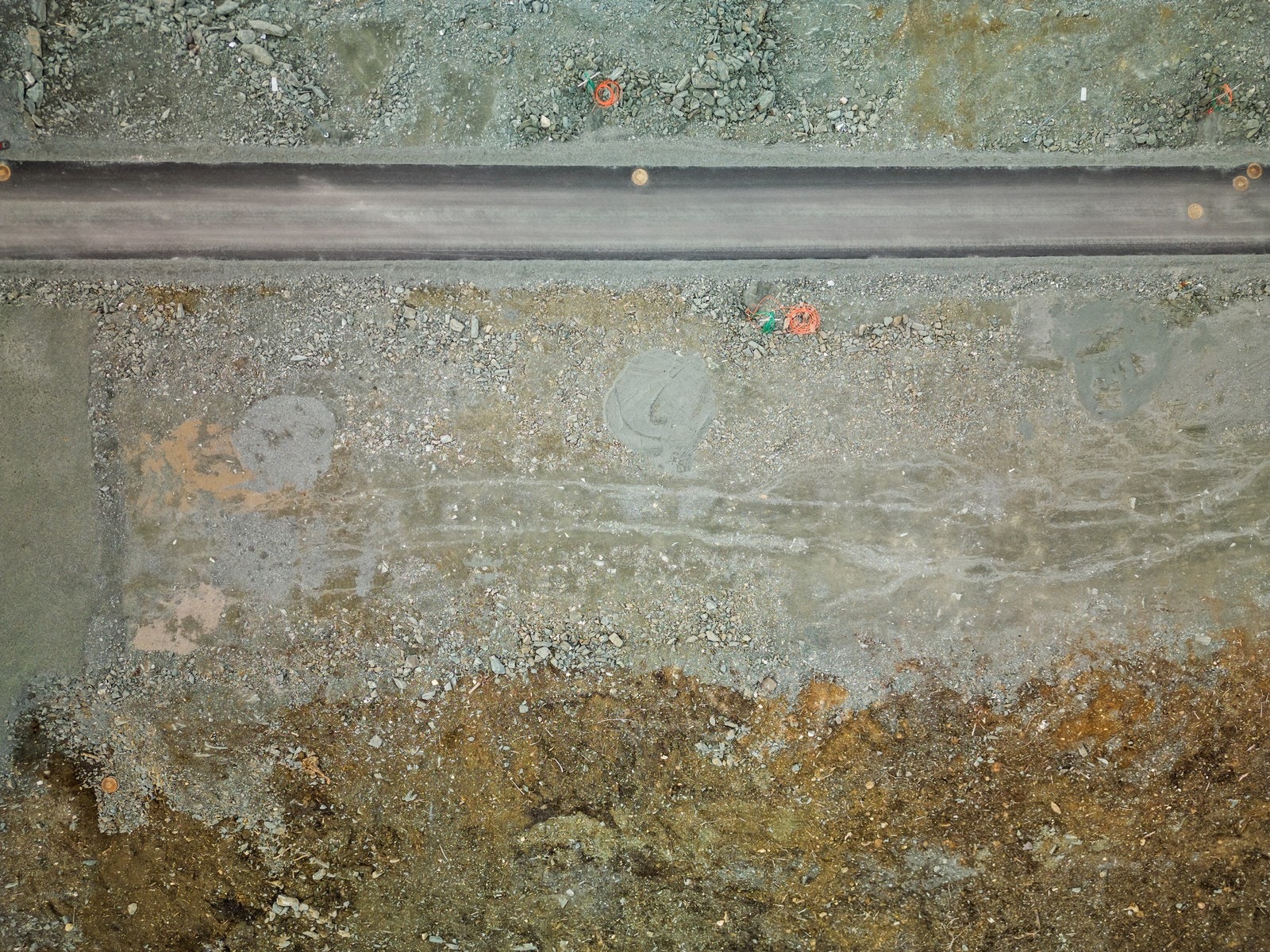 Dronefoto av tomten. Galleribilde