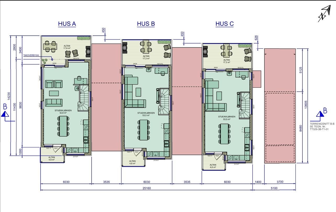 Planskisse 2. etasjen. Galleribilde