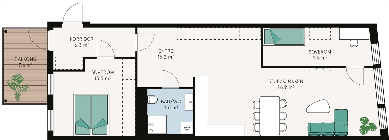 Plantegning Galleribilde