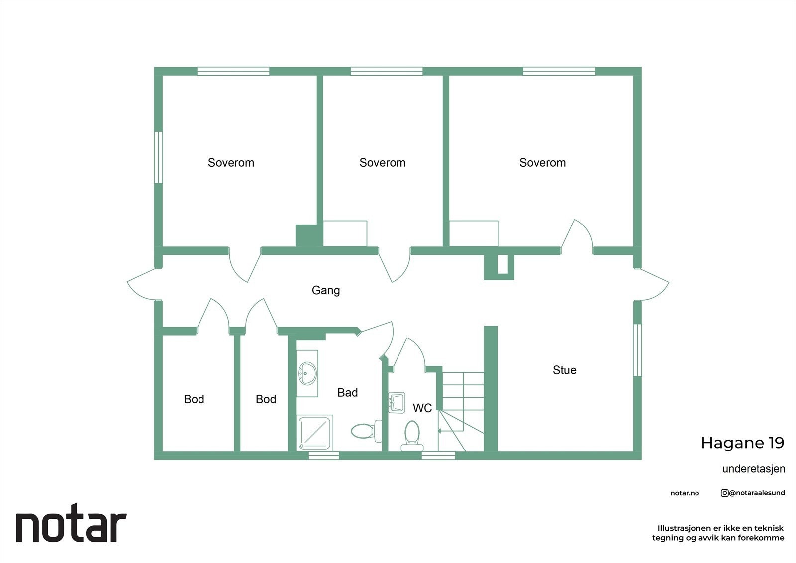 Underetasje Galleribilde