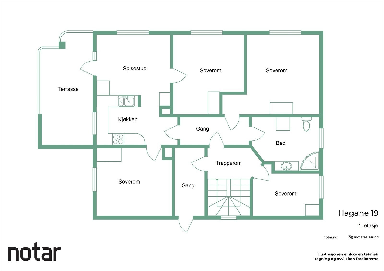 1. etasje Galleribilde