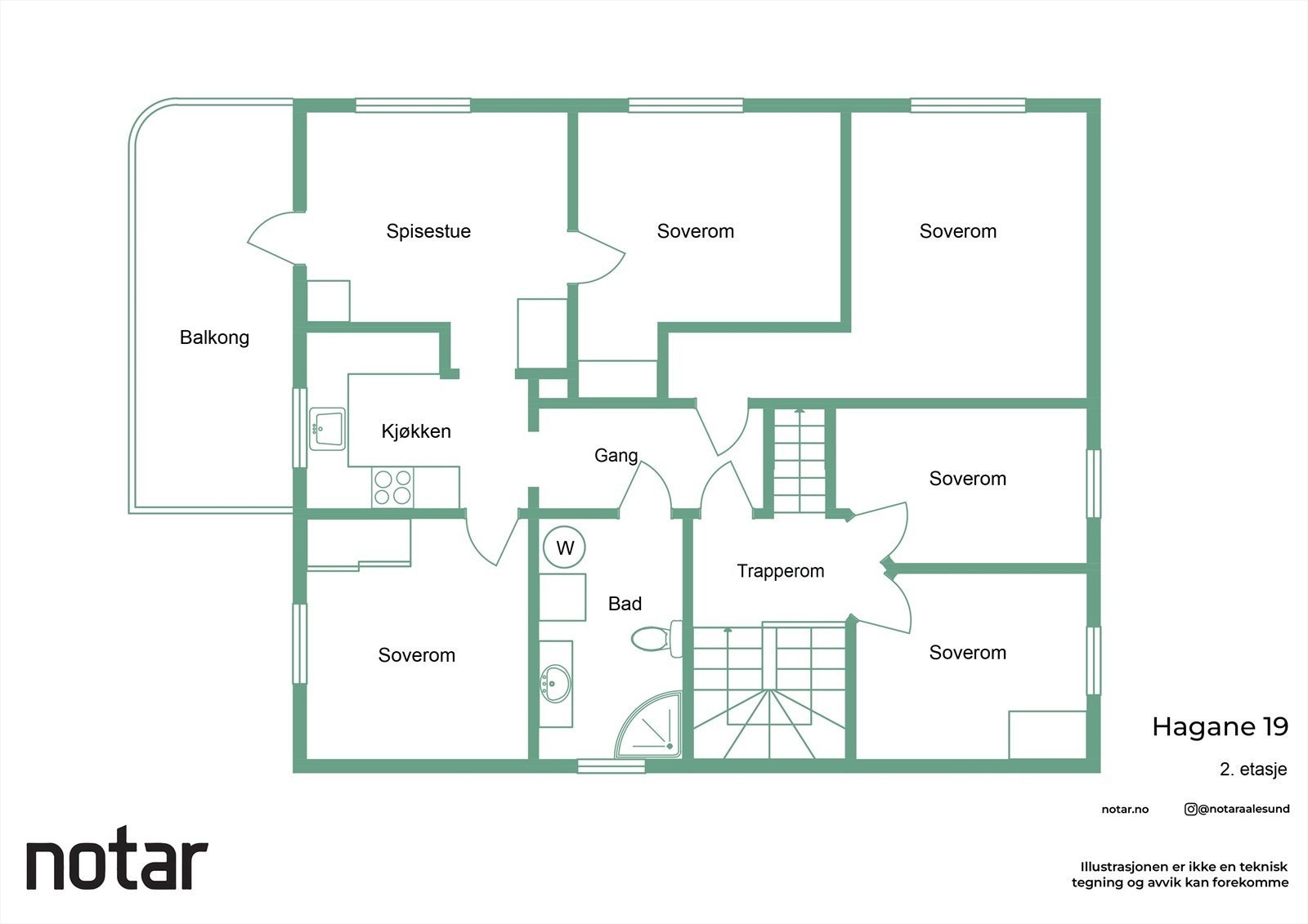 2. etasje Galleribilde