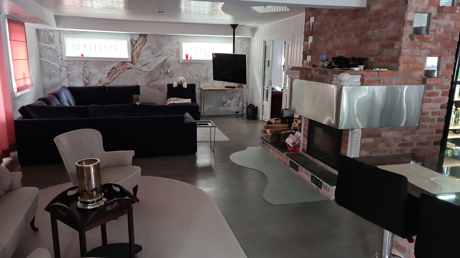 stue med peis 1 etg Galleribilde