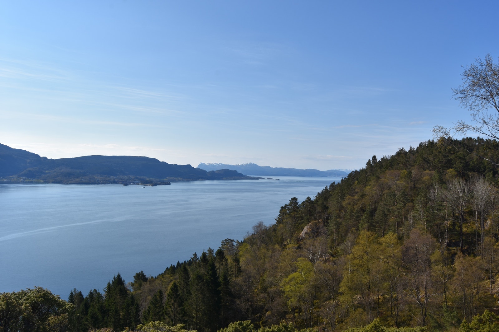 Bildet er tatt etter ca. 5 min gange fra tomtene. Galleribilde