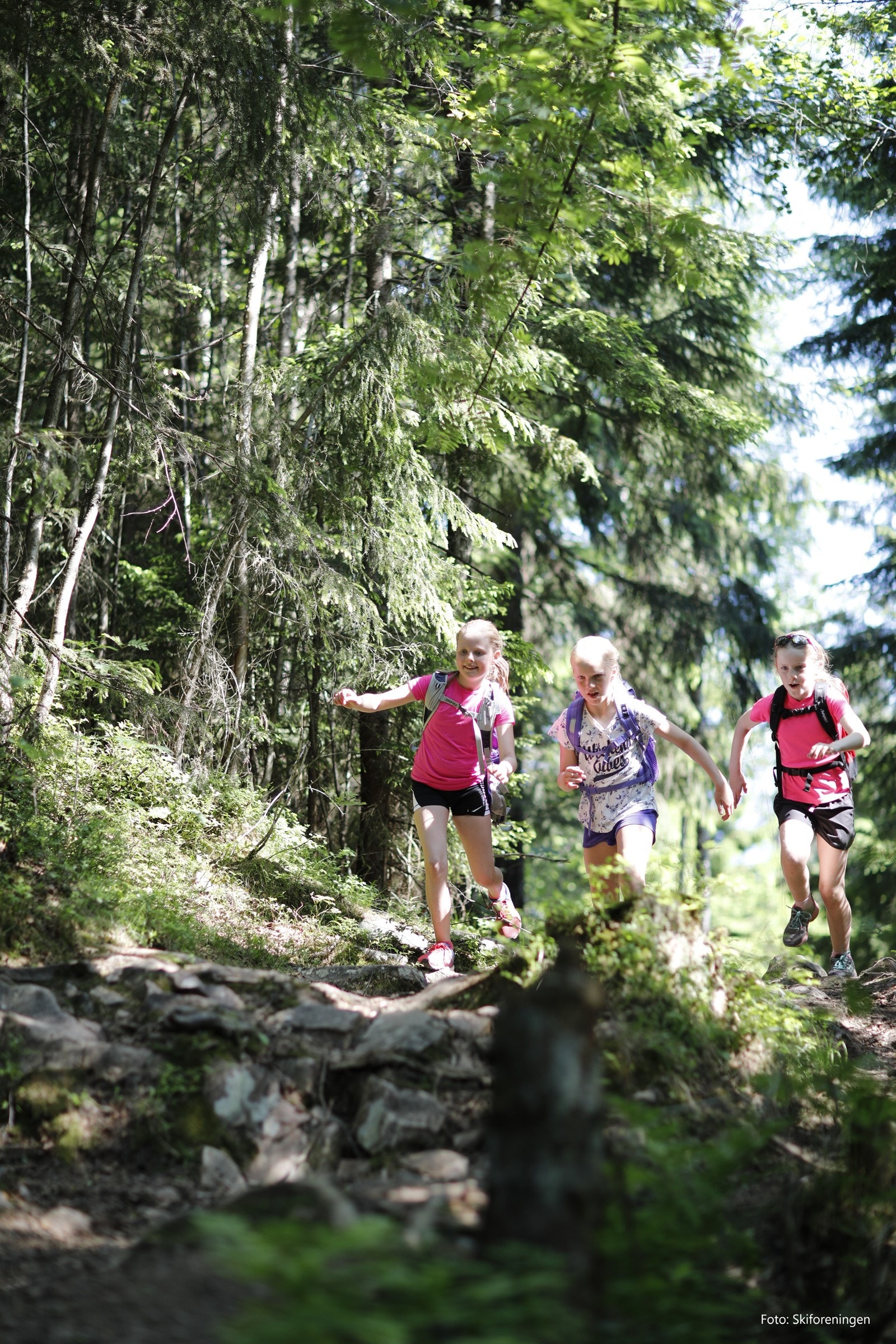 Fantastiske oppvekstmuligheter med marka som nærmeste nabo. Foto: Skiforeningen Galleribilde