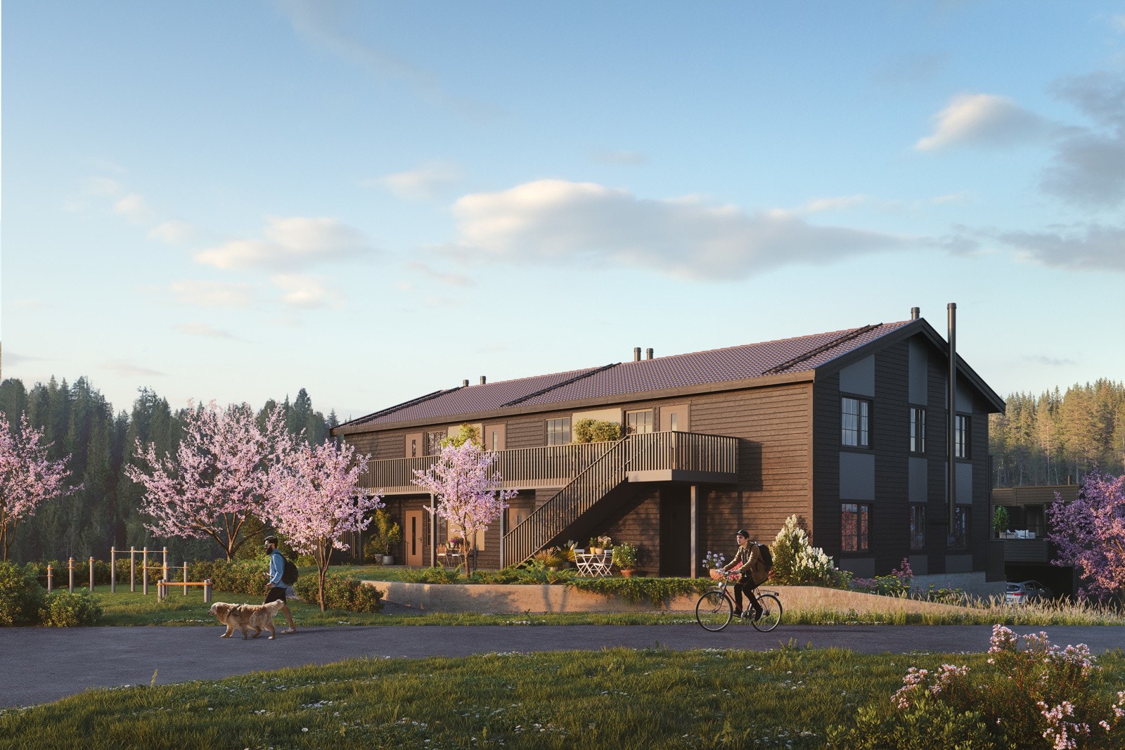 Koselig inngangsparti Galleribilde