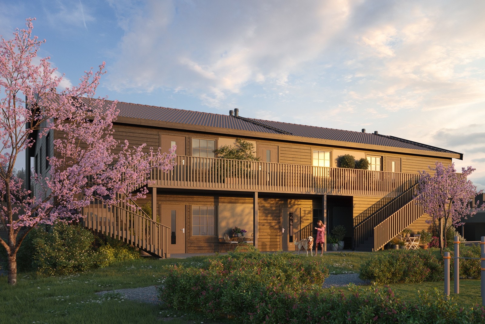 Koselig inngangsparti Galleribilde