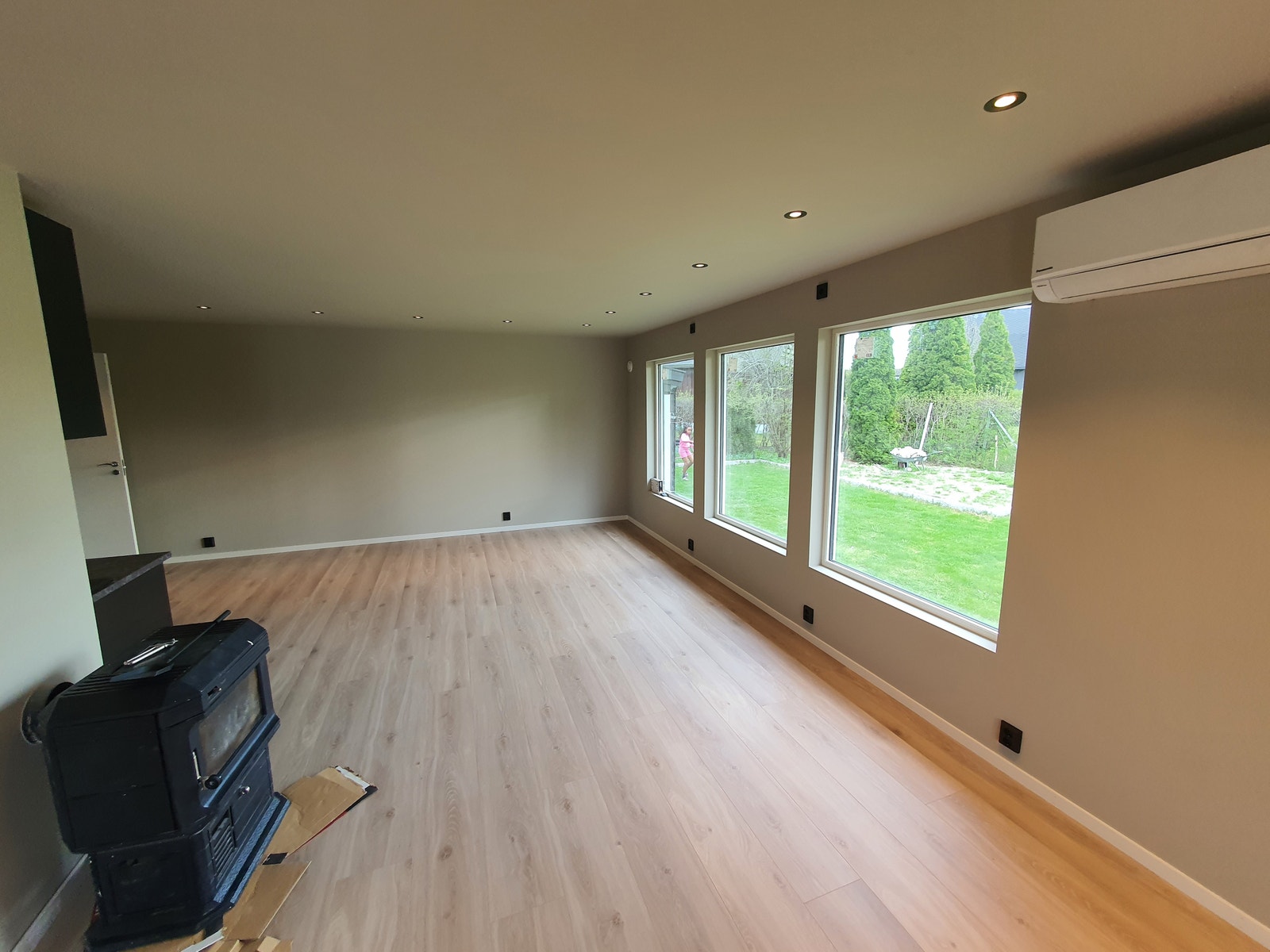 Stue med peis Galleribilde