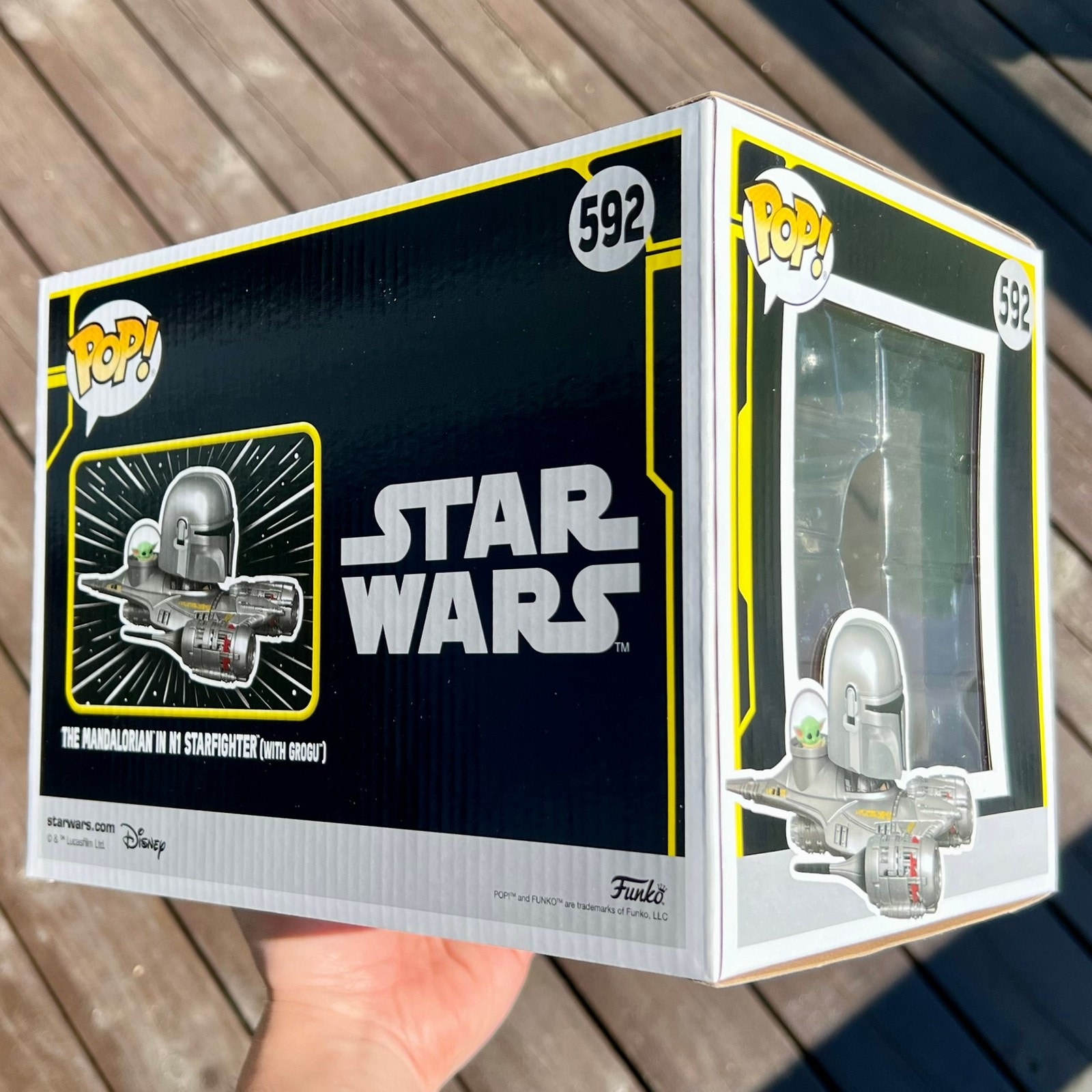 Funko Pop! Rides: The Mandalorian in N1 Starfighter (w\ Grogu) | Star Wars ( 592) | FINN-torget