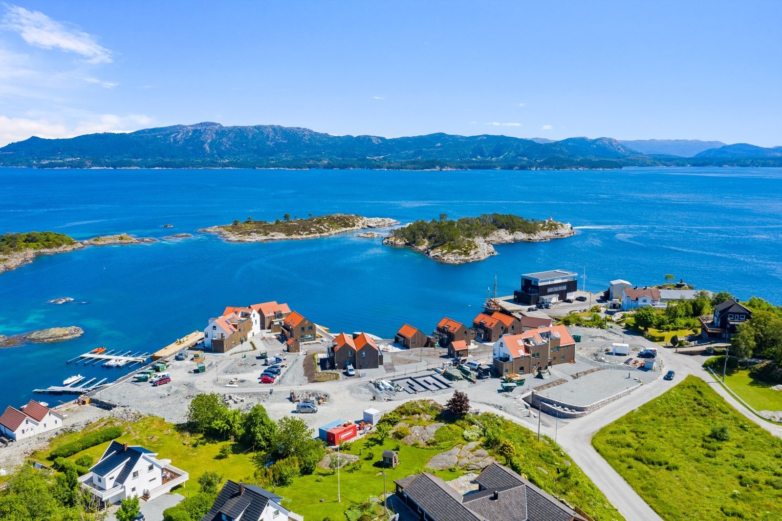 Byggingen er i gang og flere boenheter er innflyttet. Galleribilde