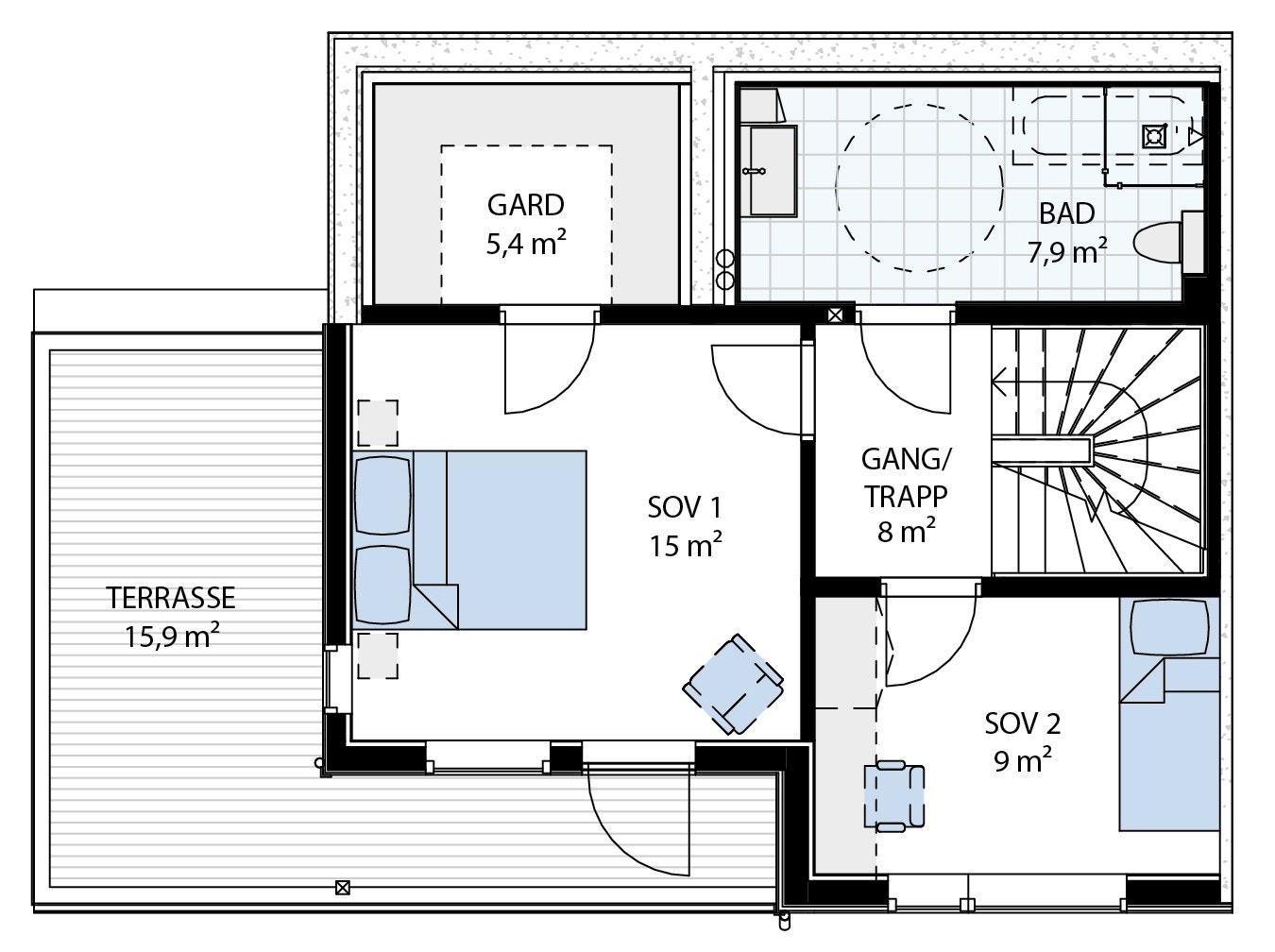 U1. etasje Galleribilde