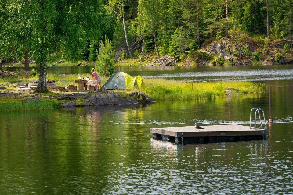 Myrdammen er en idyllisk plass Galleribilde