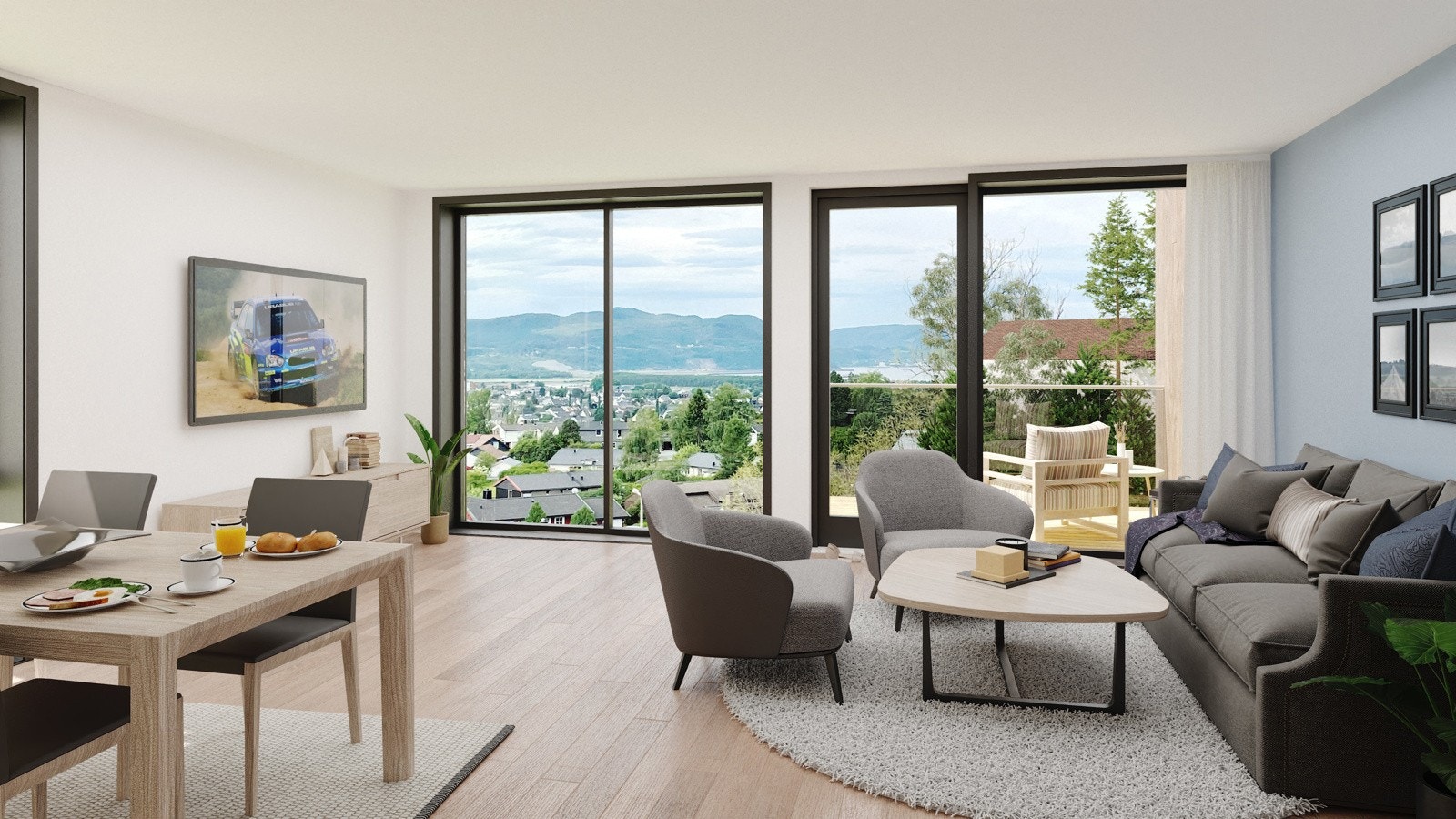 Det blir lagt opp til god standard i boligen, med muligheter for tilvalg (Illustrasjonsbilde. Noen avvik vil forekomme) Galleribilde