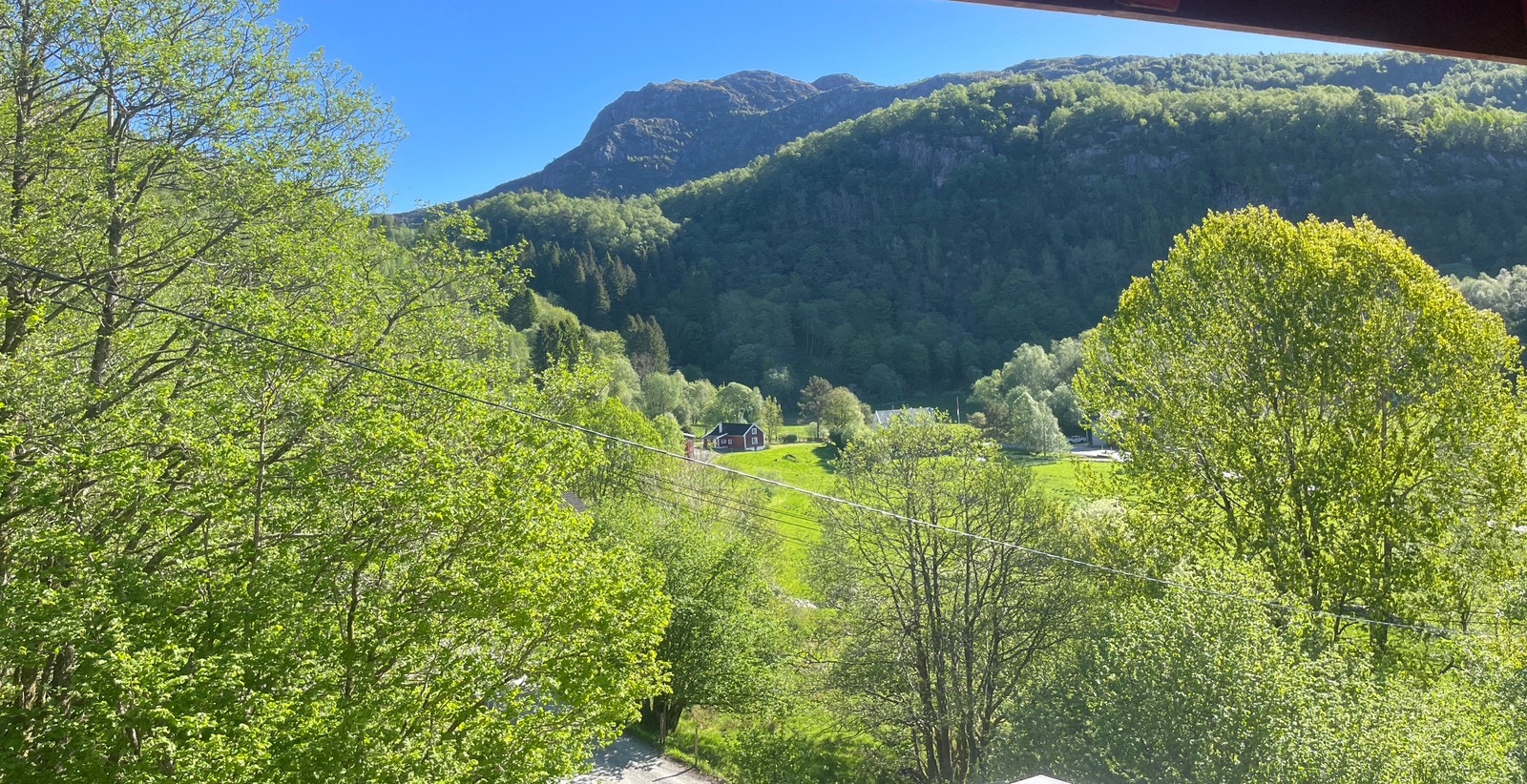 Flott utsikt mot Høgstefjellet, 464m Galleribilde