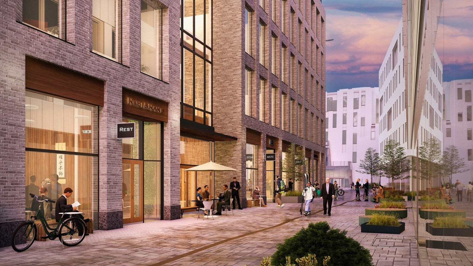 Illustrasjon Snøbyen, Arkitektene Fosse-Aasen AS. Galleribilde