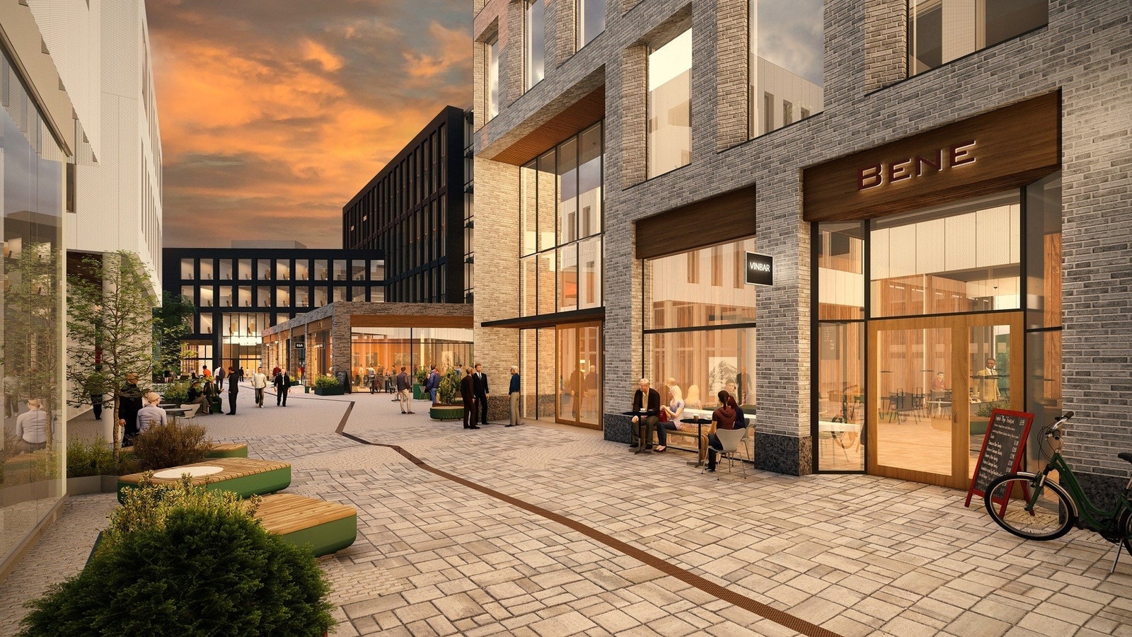 Illustrasjon Snøbyen, Arkitektene Fosse-Aasen AS. Galleribilde