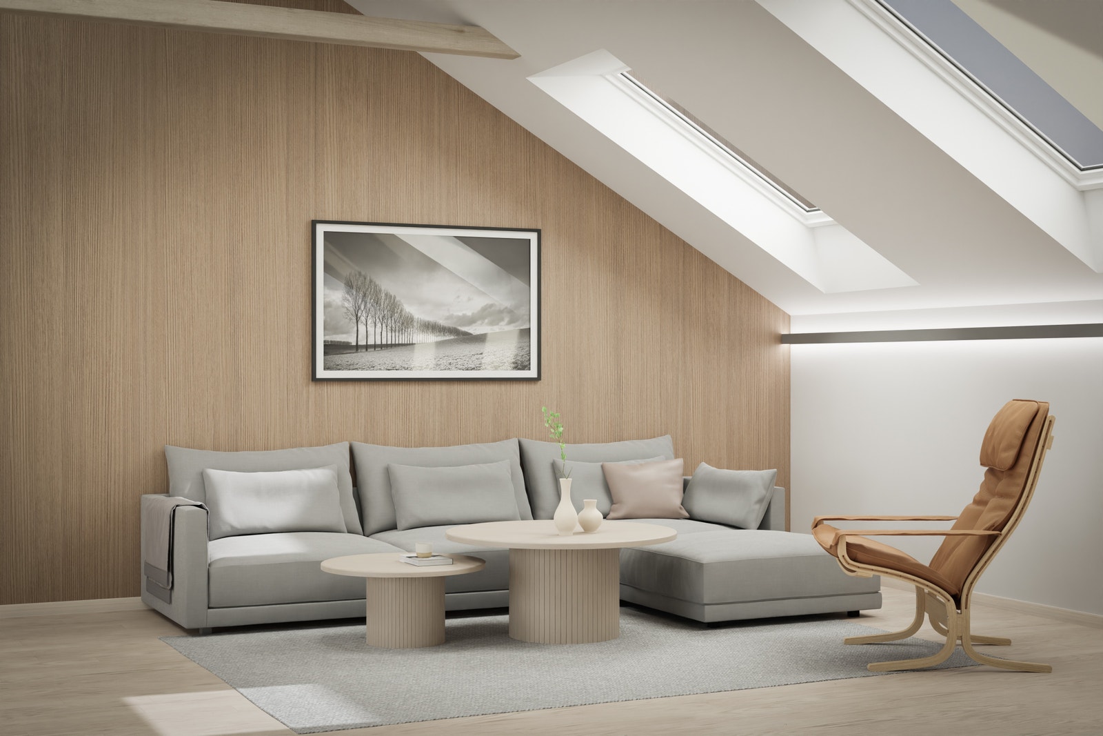 Rikelig plass til sofagruppe Galleribilde