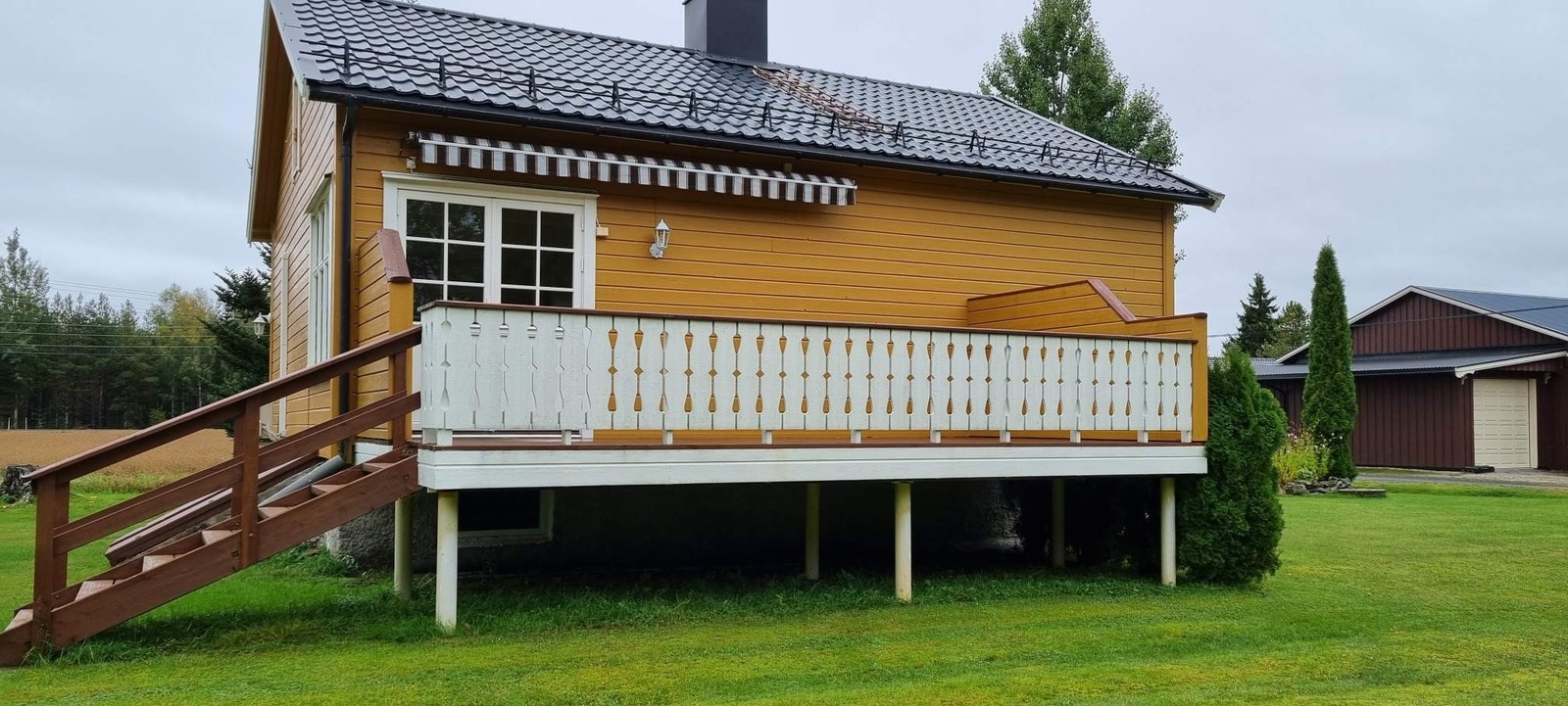 Balkong mot vest Galleribilde