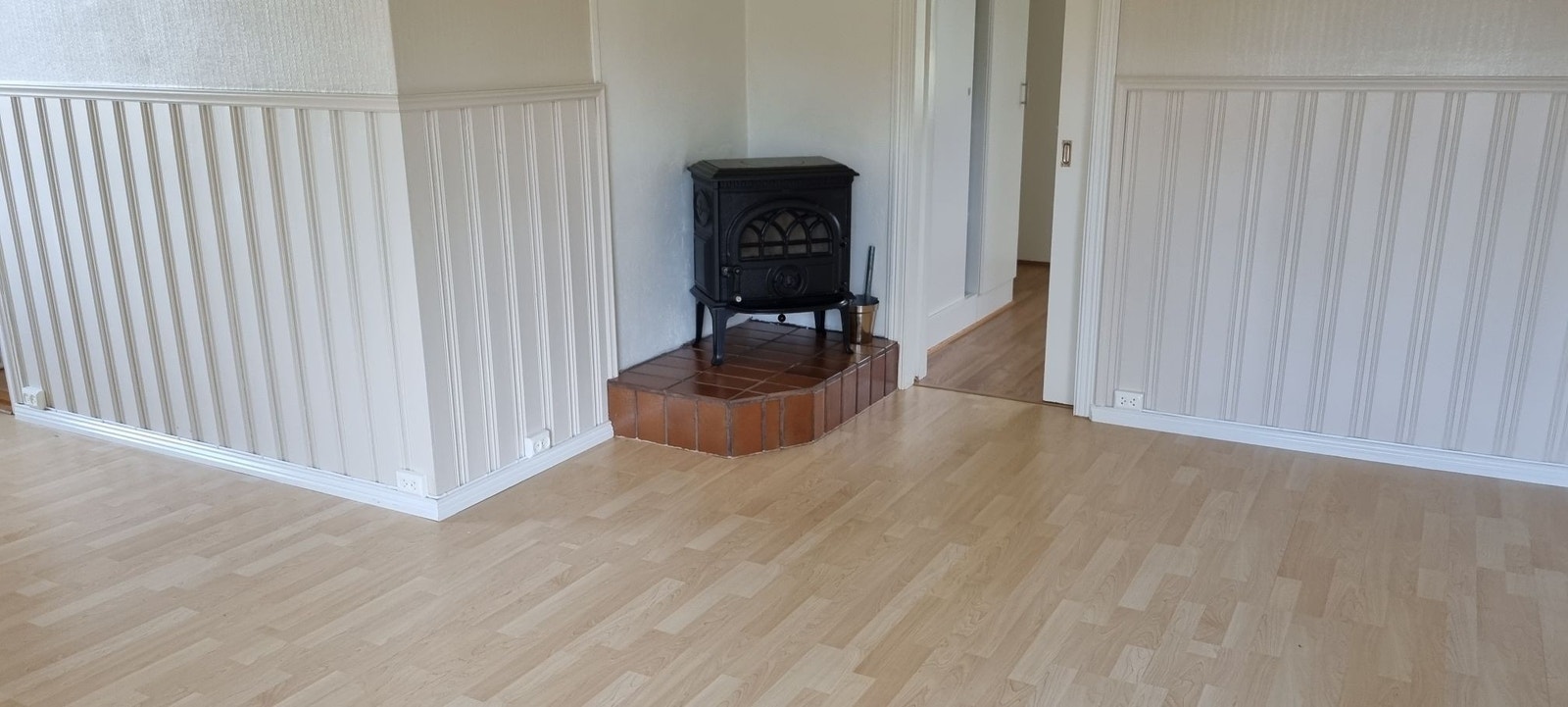 Stue med ovn Galleribilde