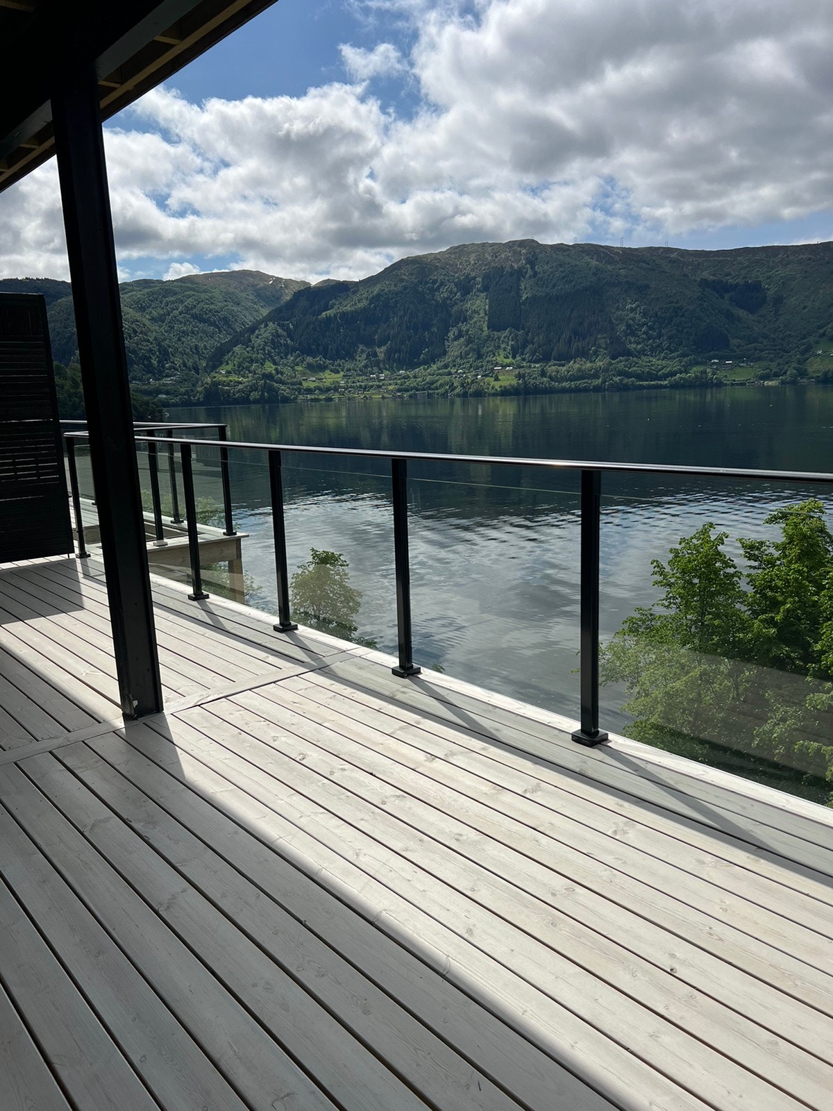 Utsikt fra terrassen Galleribilde