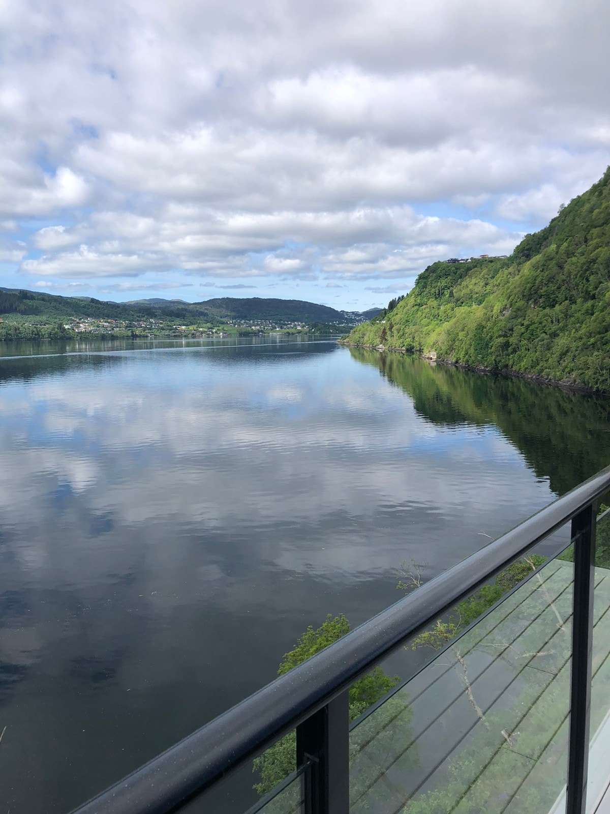 Utsikt fra terrassen Galleribilde