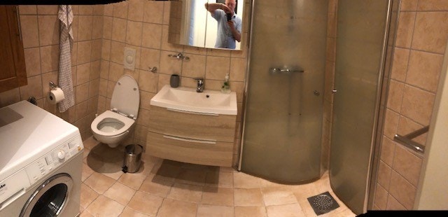 Bad med Miele vaskemaskin Galleribilde