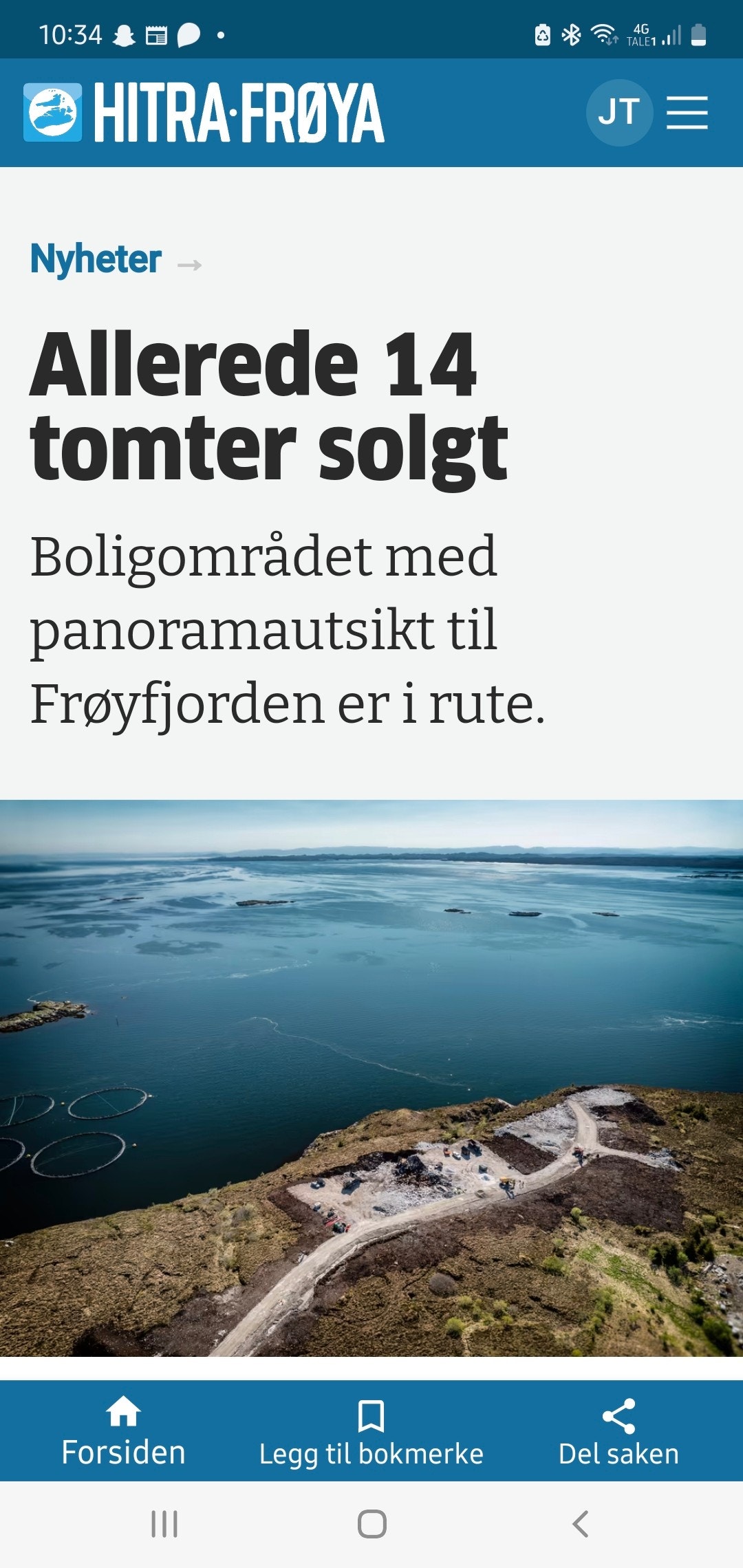 Avis utklipp Galleribilde