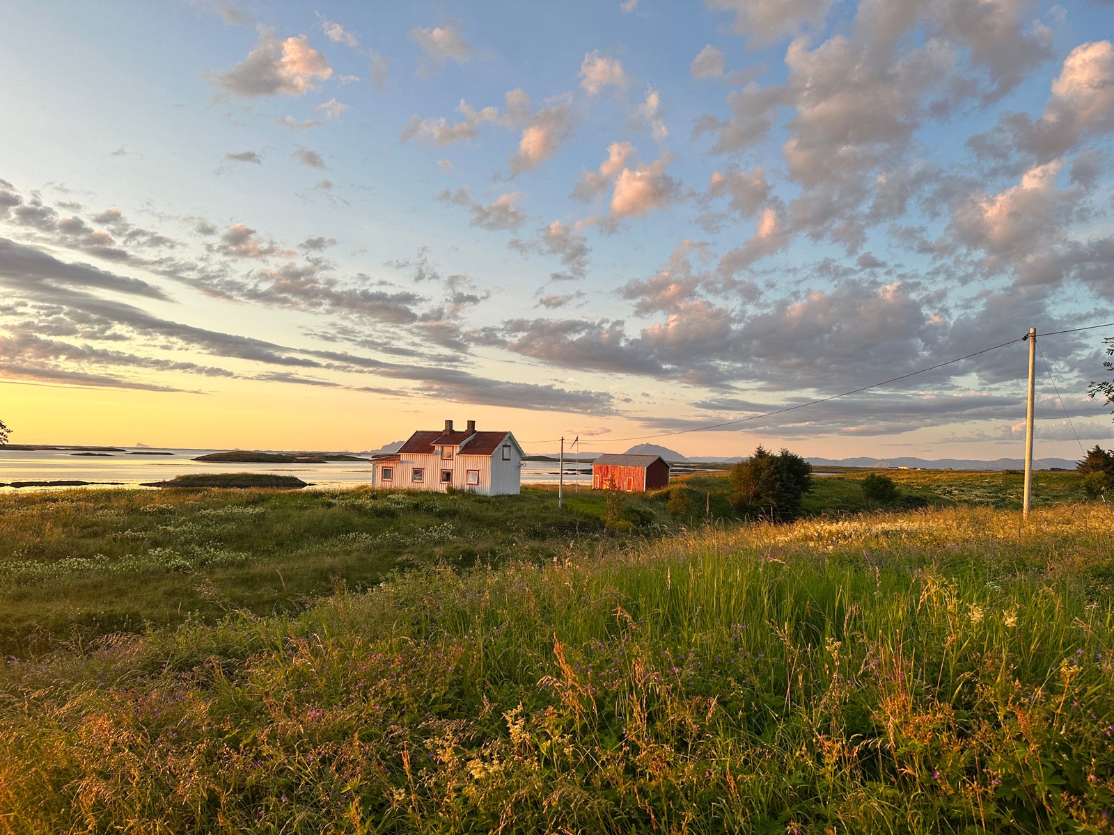 Utsikt fra terrassen Galleribilde